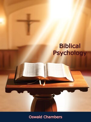 cover image of Biblical Psychology